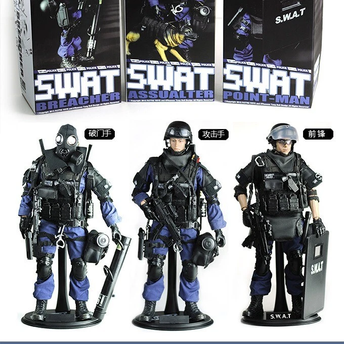 Figura de acción 1/6 12 pulgadas SWAT Team Assaulter Attacker modelo juguete colección regalo Foto 2 de 4