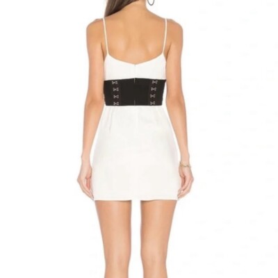 nbd corset dress NBD corset-style Mini Dress | White