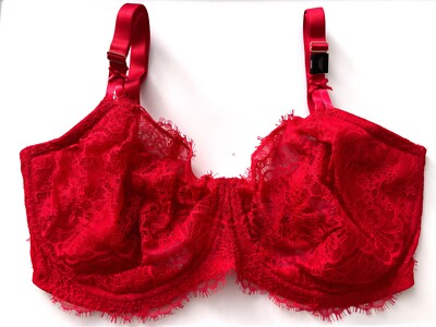Victoria's Secret Bra Dream Angels Nwt Unlined Uplift Sling Lipstick Red 86Q4