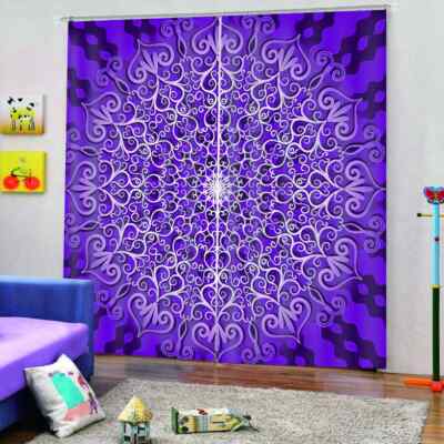 ring around the purple peach heart  Printing 3D Blockout Curtains Fabric Window