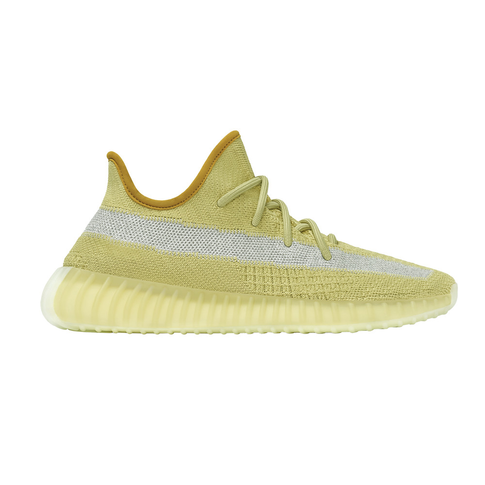 мужские желтые кроссовки adidas Yeezy Boost 350 V2 без шнуровки, повседневная обувь FX9034