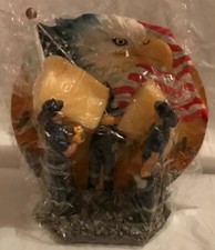 3D Patriotic Plate of Heroic Firemen 