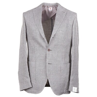 Luigi Borrelli Slim-Fit Woven Linen-Silk-Cotton Sport Coat 42R (Eu 52) NWT