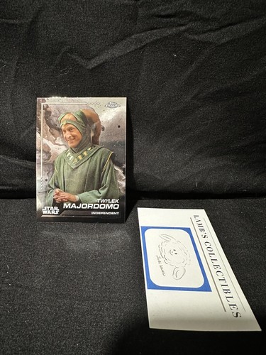 2024 Topps Chrome Star Wars #24 Twi'lek Majordomo in penny sleeve & hard plastic - Picture 8 of 8