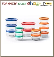 Pyrex Simply Store 28-Piece Glass Set – Durable, Leak-Proof Food Storage
