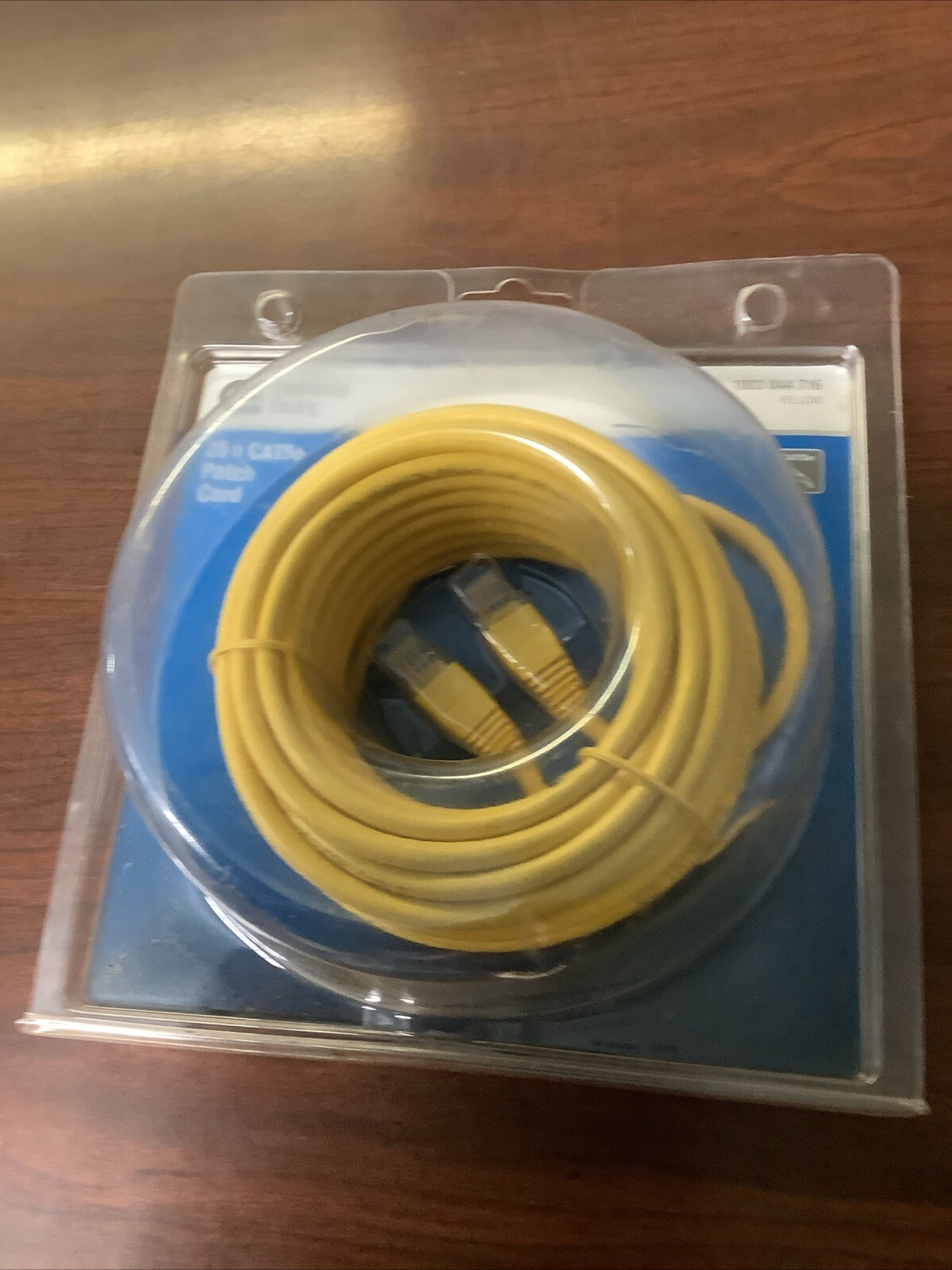 Commercial Electric 25-ft Yellow CAT5E Ethernet Cable 1003 044 716-image