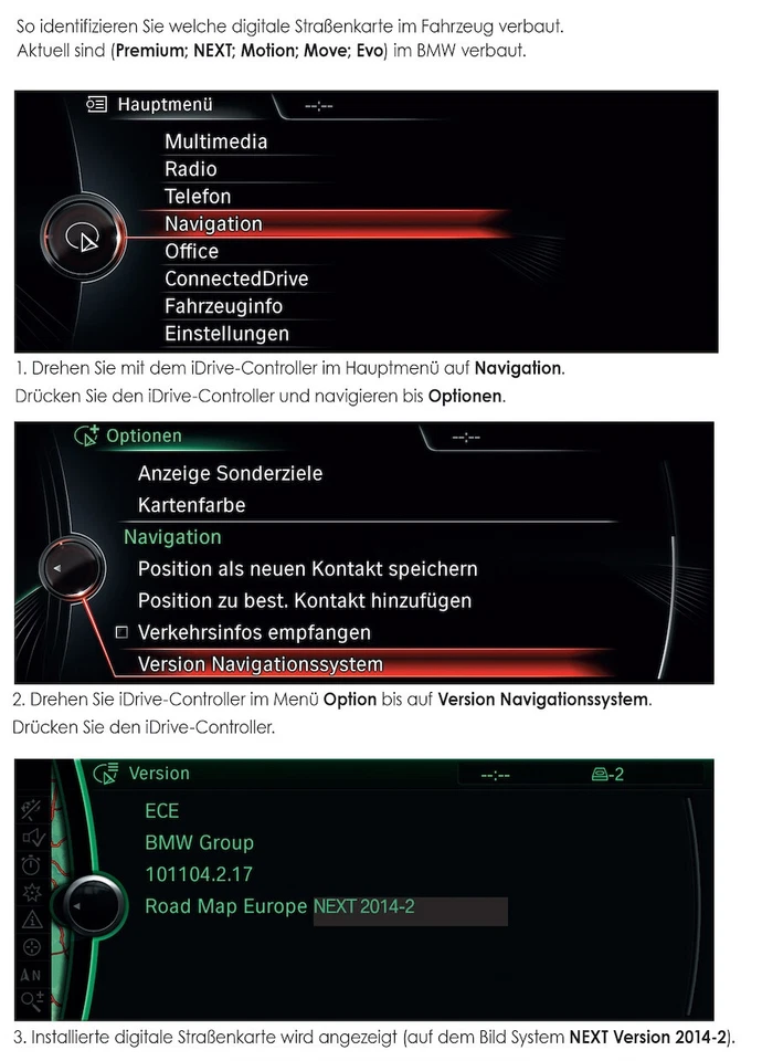 BMW MINI Navi Update ROAD Map Europe NEXT WEST oder OST 2025 / inkl FSC ohne USB - Bild 3 von 4
