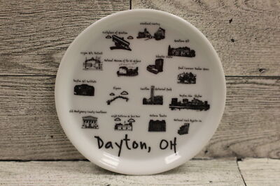 Collectible ''Dayton Ohio'' Ceramic Coaster - Used