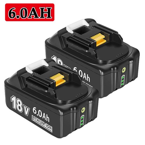 Batería 18V 6,0Ah 8Ah 12Ah para Makita BL1860B BL1850 197422-4 BL1830 LED/Cargador - Imagen 19 de 49