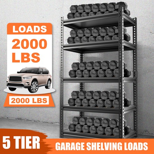 SLSY 4/5-Tier Storage Shelves Shelving Plant Display Rack Garage Rack Shelf - Picture 9 of 30