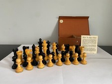 Vintage Lardy Hand Carved Staunton Style Ches...