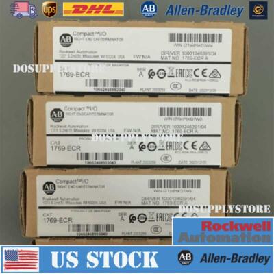 New AB 1769-ECR SER A Allen Bradley Compact I/O Right End Cap / TERMINATOR