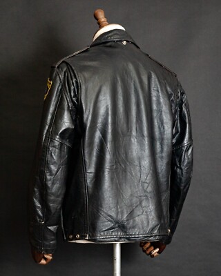 ジャケット・アウター 80s unknown lether jacket talon Vintage Leather Jacket L 80s Talon Zipper Rider Grey Zip - Etsy