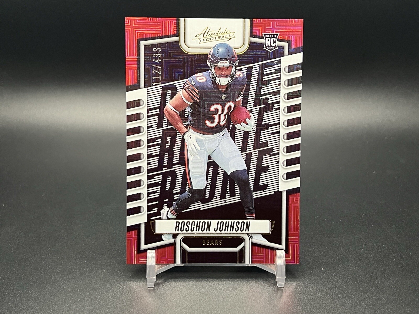 2023 Panini Absolute - Rookies Red Squares #134 Roschon Johnson /499 (RC)