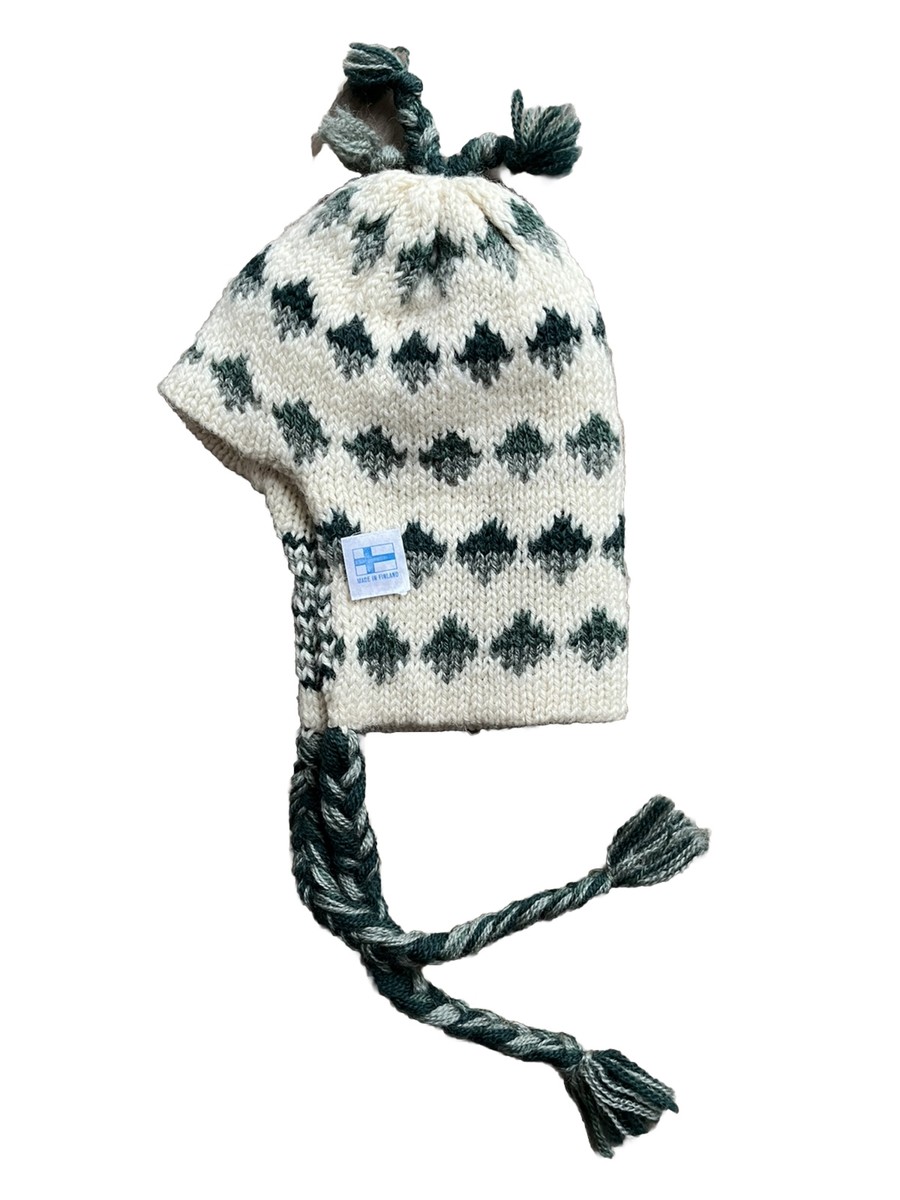 NWT 100% Organic Scandi Ivory Wool Knit Hat by Myssy - Handmade in Finland Kyro Original Hat - Lilac by Myssy – The Modu Shop main image 4