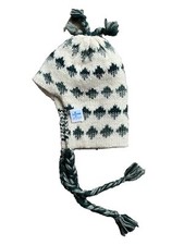 Kids Warm Winter 100 Wool Hat, Scandinavian Nordic Knitwear Handmade In Finland