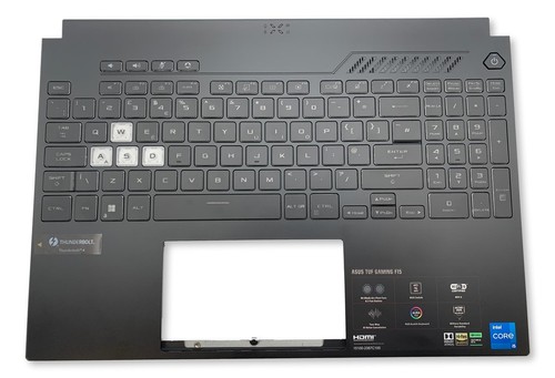 Asus FX507ZR Fx507Zw FX507Z FX507ZC4 Palmrest UK Keyboard 90NR09F1-R31UK0
