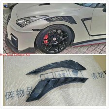 Carbon Fiber Front Fender Diy Vents Air Duct For Nissan Gtr R35 08-17 Nsm Style