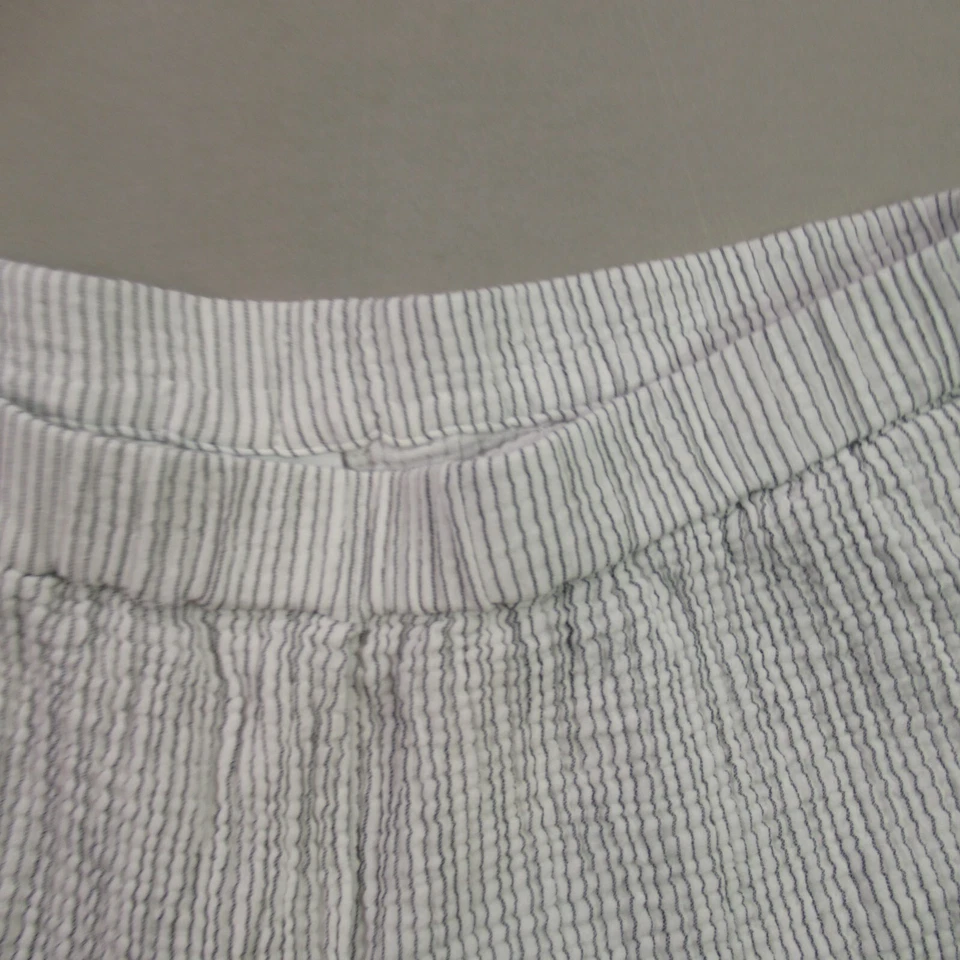 Pantalones Cortos Jill Para Mujer XL Pequeños Ligeros Exterior Chino Bolsillos Rayas Blancas Foto 2 de 4