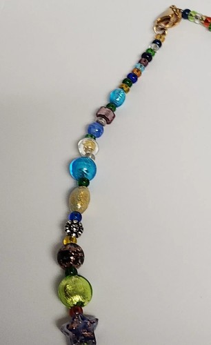 ANTICA MURRINA NECKLACE MULTICOLOR MURANO GLASS - Picture 2 of 7