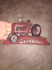 Farmall Doorstop Farmer Ranch Combine Plow Decoration Home Office Work Decor USA