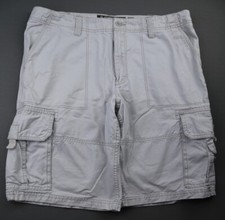 Vintage Men's 2009 Old Navy Loose Cargo Shorts Beige Size 36