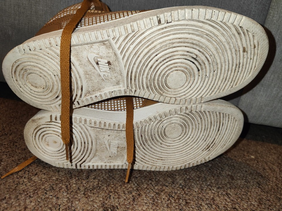 Nike Court Borough Mid SE Womens brown Trainers SIZE UK 6 US 8.5 EURO