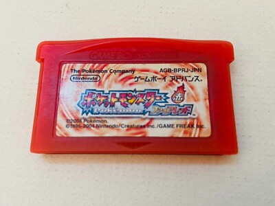 Nintendo Gameboy Advance Pokémon Ruby Sapphire Emerald Red Green Japanese Game