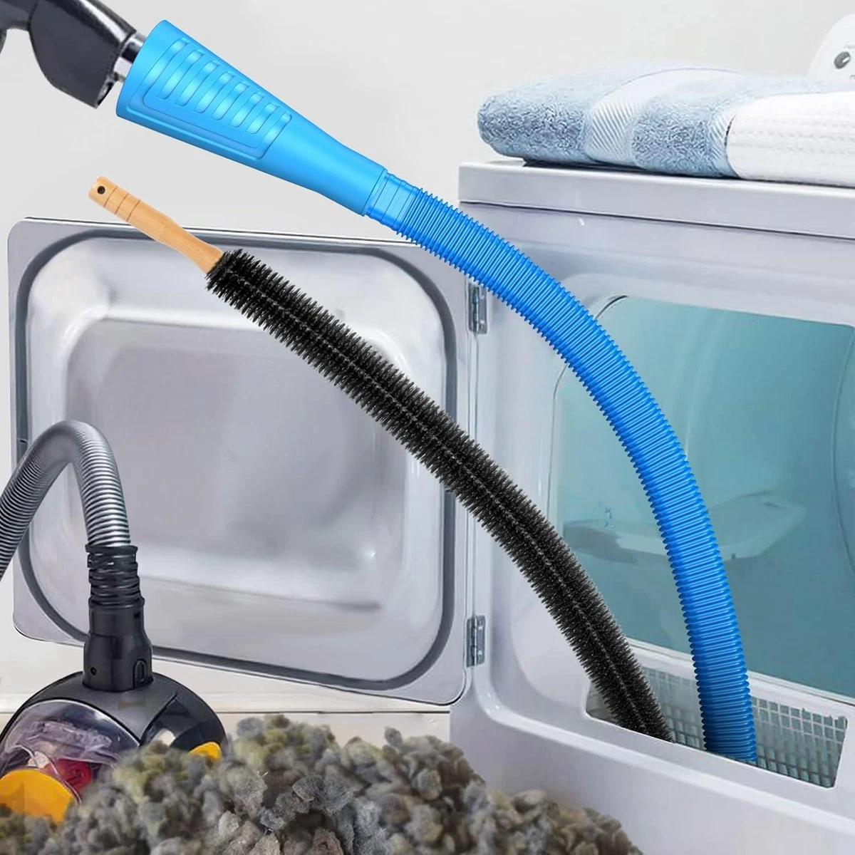 Lint -lizard Dryer Vent Cleaner Washing Machine Cleaning Vacuum