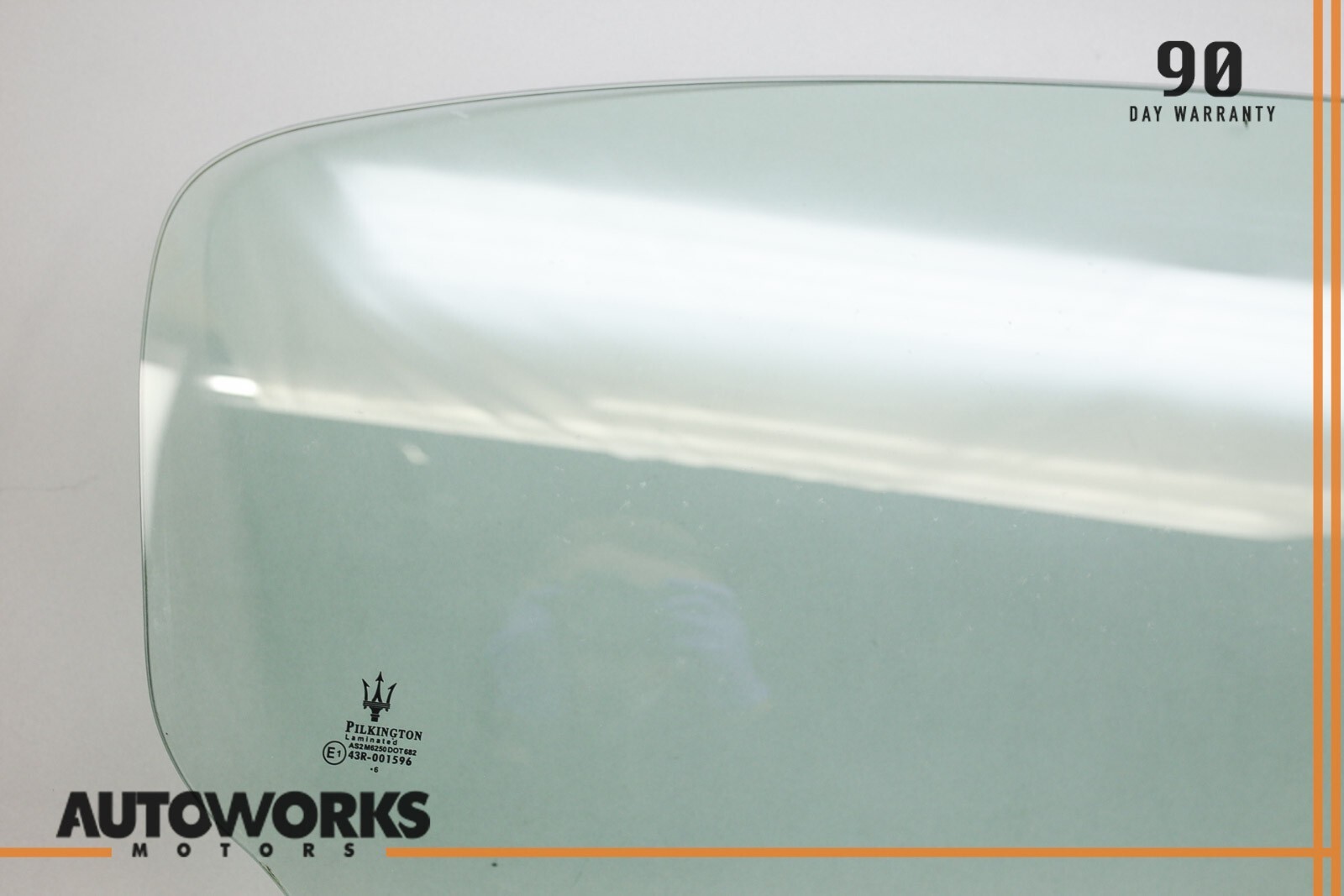 03-13 Maserati Quattroporte M139 Rear Right Passenger Side Door Window Glass OEM