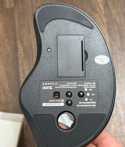 SANWA Wireless Track Ball Mouse 5 buttons GRAVI 400 MAWBTTB138 Brand New - Picture 8 of 9