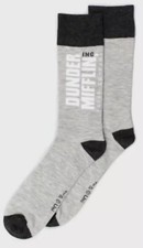 NEW The Office DUNDER MIFFLIN Crew Socks 1 Pa...