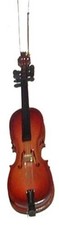 Cello Violoncello replica handmade collectible miniature hanging ornament 4"