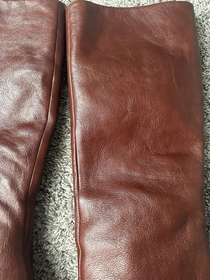 botas mujer cuero marrón Foto 2 de 3