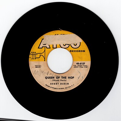 BOBBY DARIN - QUEEN OF THE HOP - LOST LOVE - VINTAGE 1958 VERY GOOD 45