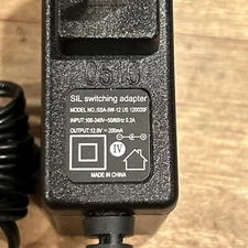AC/DC Adapter For SIL SSA-5W-12 US 120020F Switching Power Supply Charger Cord