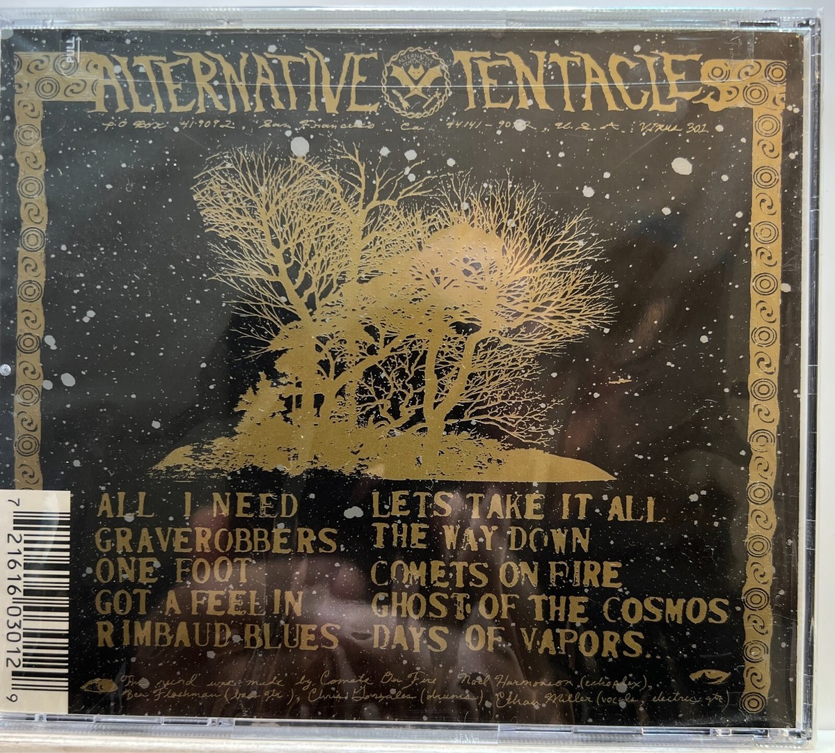 Comets On Fire (CD 2003 Alternative Tentacles) *Rare* *Brand