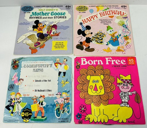 Vintage Children’s Records Lot of 19 Peter Pan Records Disneyland 45rpm - Picture 3 of 5