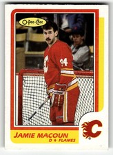 1986-87 O-Pee-Chee Jamie Macoun #203 Calgary Flames HIGH GRADE BEAUTY!