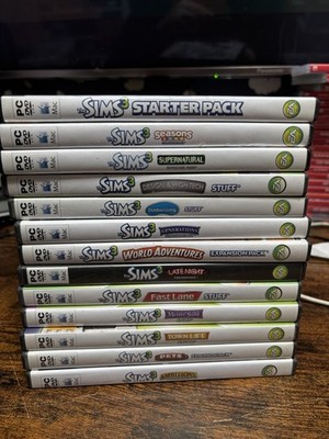 Riesiges Die Sims 3 und 3 Erweiterungspacks Konvolut PC