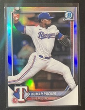 2025 Bowman Chrome Kumar Rocker Red Rookie Variation #98 RC Texas Rangers
