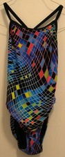 TYR Women's One Piece Sport Swimwear Size L 94% Polyester 6% Spandex