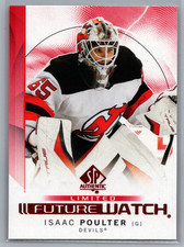 2024-25 SP Authentic -  Future Watch Isaac Poulter #192 Red Limited RC