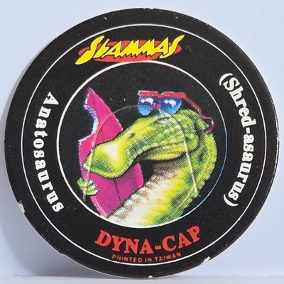 Vintage Pog * Slammas DYNA-CAP * Anatosaurus * Bin5