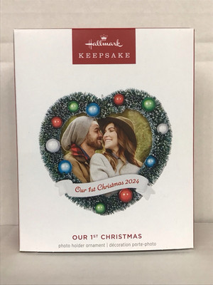 OUR 1st CHRISTMAS ~ Photo Holder ~ 2023 Hallmark Keepsake Ornament