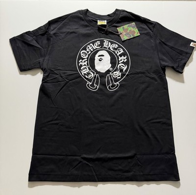 BAPE By A Bathing Ape T-Shirt Size XL Black Brand New With Bag Fast Shipping