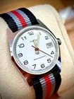 Vintage Timex Calendar Men’s Watch - 23328 02579 - NATO - Running!