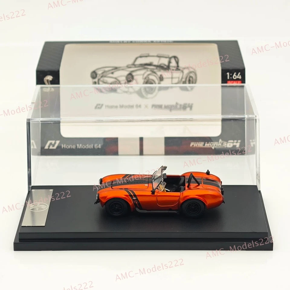 1/64 Fine Works SHELBY COBRA 427S/C Hone Model 64x Open Top Edition Diecast - Image 4 of 4
