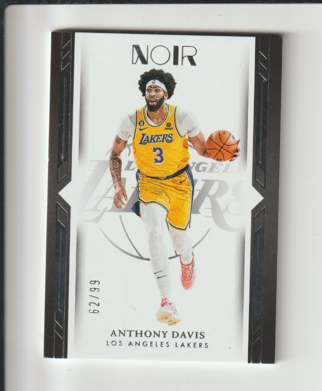 22/23 PANINI NOIR ANTHONY DAVIS #101 ICON EDITION #62/99 NRMT