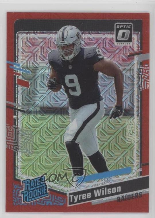 2023 Panini Donruss Optic Rated Rookie Red Mojo Prizm Tyree Wilson #262 13ql